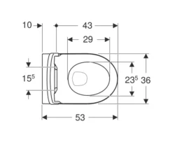 Geberit iCon Vegghengt Toalett