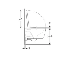 Geberit iCon Vegghengt Toalett