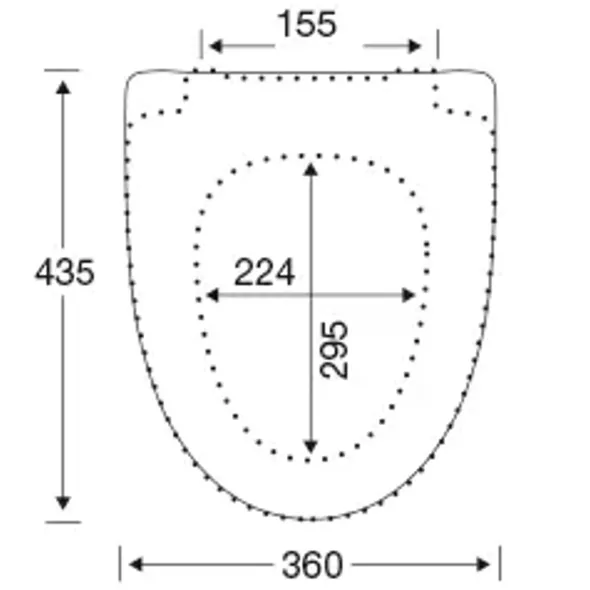 Pressalit 1026 for Glow Toalettseter